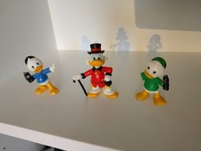 BULLY Dagobert Duck mit Stock, Tick, Trick Sammelfigur Disney Figur Vintage 1989
