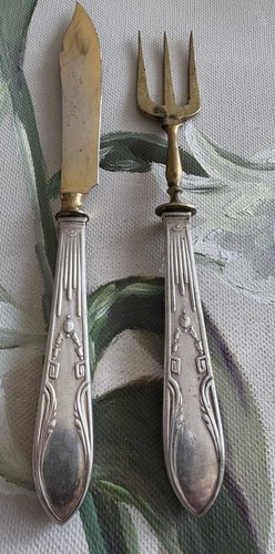 Obst besteck antik jugendstil - obst,