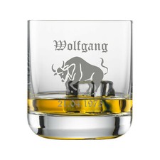 Whiskyglas Gravur Geschenk mit Name Whiskey Glas Geburtstag "Sternzeichen"