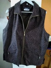 Damenweste Braun Leopard Muster Gr.42