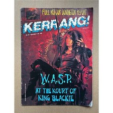 Wasp kerrang 154 magazine - kerrang, no.154