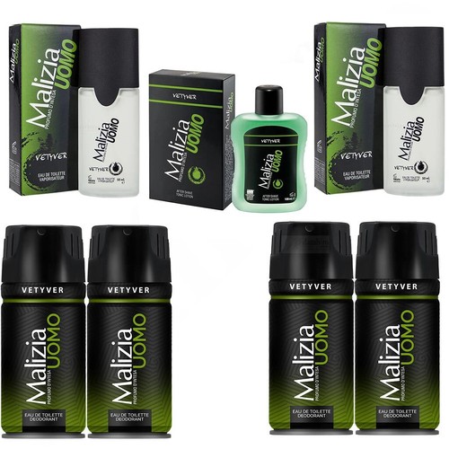 Malizia uomo vetyver set deo - set,
