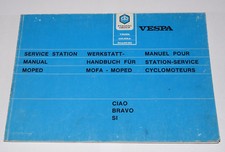 Werkstatthandbuch Anleitung Vespa Mofa Moped Ciao Bravo SI Piaggio 211761