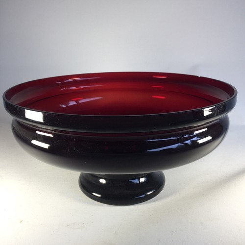 Rubin glas schale jugendstil - glas,