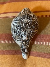 Kurukulla Muscheltrompete – Handgefertigtes Ritual-Muschelhorn aus Nepal