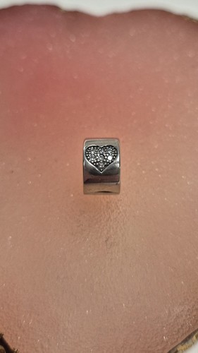 Stopper clip charm - clip, 925