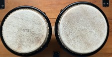 Bongos gut erhalten Drums Percussion Latin Salsa Trommel
