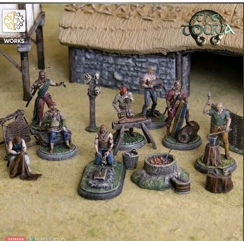 Unbemalte 54mm - unbemalte,