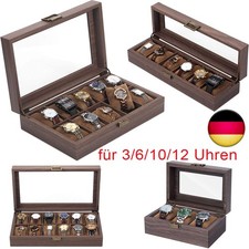 Uhrenbox Holz für 3/6/10/12