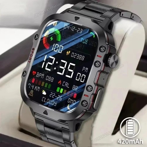 Smartwatch herren militär mit - smartwatch,