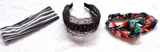 2 Stirn Bänder + 1 Haarreif