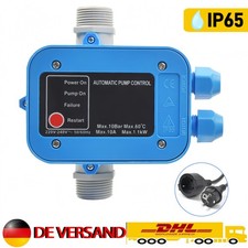 Pumpensteuerung 220V-240V mit Kabel Druckschalter Presscontrol Hauswasserwerk DE