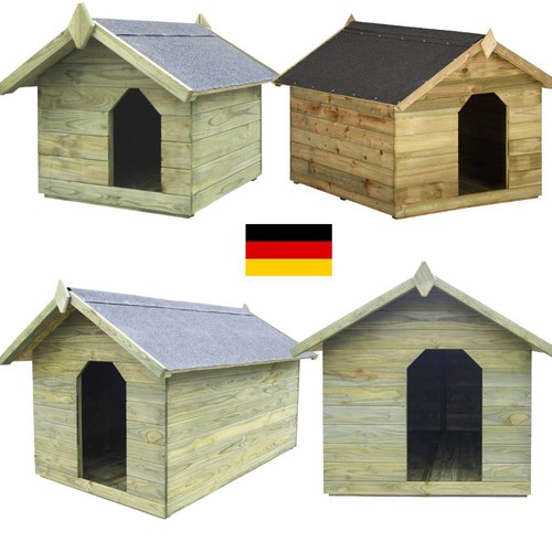 Hundehütte xxl massivholz - hundehütte,