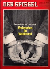 Der Spiegel 28. März 1966 Nr. 14 -60 Geburtstag "Deutschlands Kriminalität"