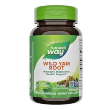 Nature's Way Wild Yam Root 100 Kapseln, PMS Menstruationsbeschwerden Wechseljahr