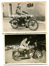2 x FOTO - MOTORRAD - "Zivil" - TOP - u.a. "TWN" Triumph-Werke-Nürnberg - SELTEN