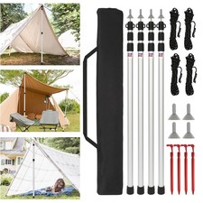 4x Zeltstange Zelt-Stange Alu