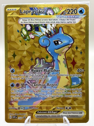 Pokemon karte lapras svp164 - lapras, ex