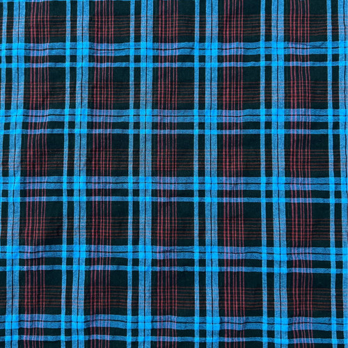 Blau und schwarz - , karierter
