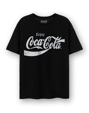 Coca Cola Schwarz Distressed