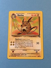 Raichu | 29/62 | Fossil | NM |