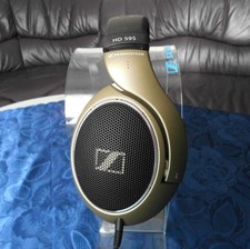 Sennheiser HD 595 Hi Fi Reference Kopfhörer, Goldfarben, Over Ear, Top Zustand