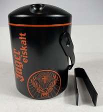 Jägermeister Eiswürfelbehälter Eiskühler Mit Deckel + Zange Werbung Merchandise