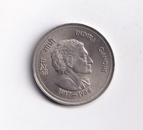 Indien rupien 1985 indira - indien, 5