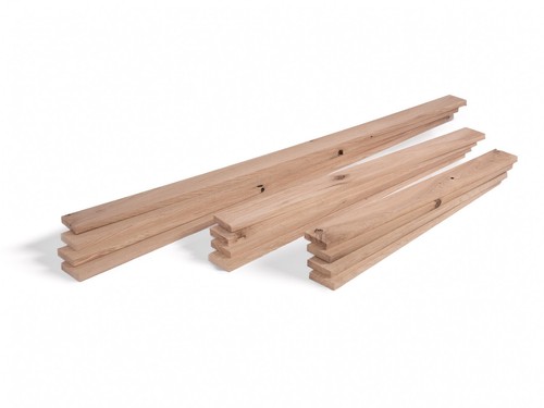 Holzlatten set 200cm - holzlatten, eiche