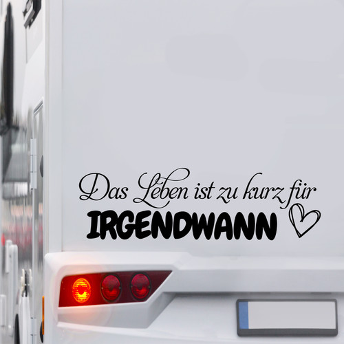 Wohnmobil aufkleber spruch - wohnmobil,