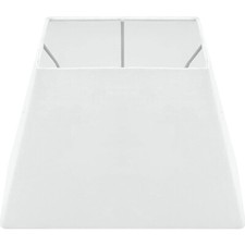 Premium Lampenschirm Hängeleuchte Trapez Weiß Stoff E14/E27 verschied. Größen