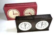 Turmuhr Schachuhr OVP Turnier tauglich Tornuret Towerclock made in Sweden OVP