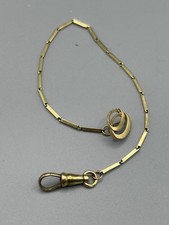 Knopf-Goldkette für Taschenuhr 333er, 4,4g