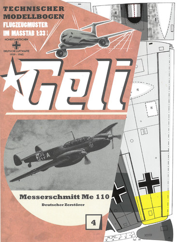 Kartonmodell messerschmitt - kartonmodell, me