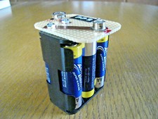 Transistorradio-Batterieadapter PP9/AA. Grundig, Nordmende, Loewe-Opta etc.