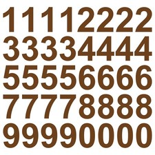 40 Klebezahlen 0-9 | 10 cm