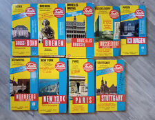 Sieben Stadtpläne Falk Plan