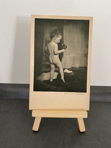 Antike postkarte der erste - antike,