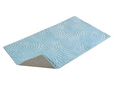 LIVARNO home XL-Badteppich, 70x120 cm/Ø 90 cm, hellblau eckig - B-Ware neuwertig