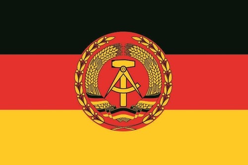 Aufkleber flagge ddr nva - flagge,