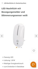 3er Set LED-Nachtlicht mit Bewegungsmelder und Dämmerungssensor für Steckdose