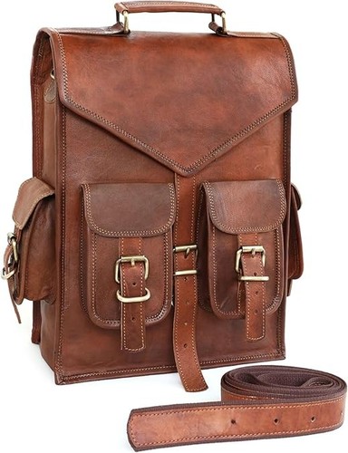 Leder ziege rucksack - leder,