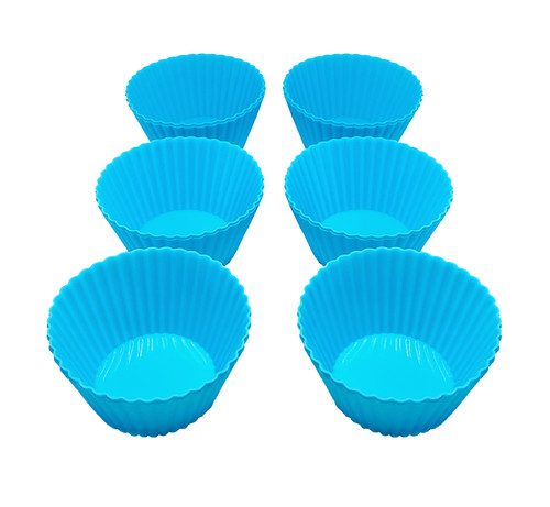 12x silikon muffinform - silikon, groß