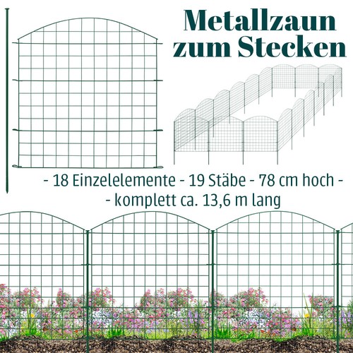 Zaun gartenzaun steckzaun - zaun,