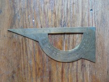 Winkelmesser Grad messing maritim nautik alt antik WK2 Landkarte messen Werkzeug