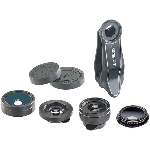 Somikon 4in1 vorsatzlinsen set - somikon, 4in1-vorsatzlinsen-set
