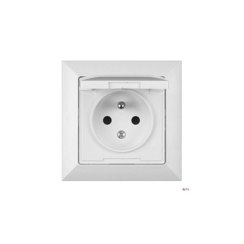 Unterputz steckdose mit ip44 - unterputz,