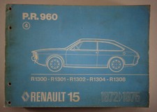 Teilekatalog Renault R15 Bj. 1972 - 1975