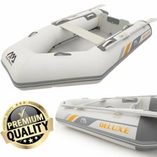 XXL DELUXE Motorboot 295x153cm SET Angelboot Schlauchboot Sportboot Ruderboot