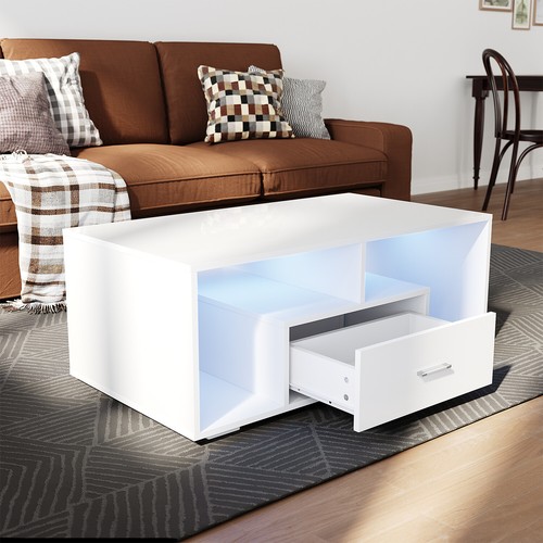 Led wohnzimmertisch couchtisch - led,